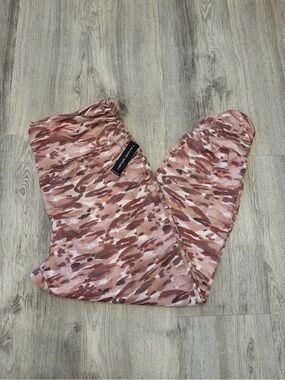 Tahari Sport 3X Pink Brown Camo Jogger Pants NWT